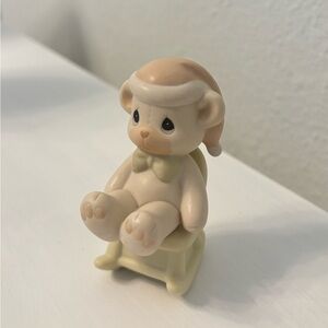 Precious Moments Christmas Cream and Tan Bear